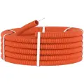 Труба гофрированная ПНД гибкая тяжелая d20мм с протяжкой оранж. (уп.100м) DKC 71520