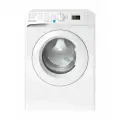 Стиральная машина Indesit BWSA 6109 WWV RU, узкая, загрузка 6 кг, с паром, инверторный двигатель, белая