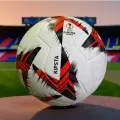 Мяч Лига Европы, 5 размер, технология ручной сшивки, всесезонный