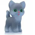 Игрушка для ванной Огонек Котенок Дымок, серый (С-1636)
