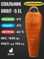 Спальник Deuter Orbit -5° EL Chestnut-Ink