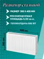 Радиатор панельный Oasis 22 тип, 300*400мм, сталь, боковое подключение, универсальный монтаж, белый