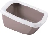 Лоток для кошек Imac Funny с высоким бортом бежевый 62 х 49,5 х 33 см (1 шт)