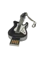 Подарочный USB-накопитель Гитара черно-белая сувенирная флешка 16GB