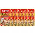 Влажный корм для кошек Ciao Kinnodashi Тунец Магуро и тунец Кацуо с крабом сурими 60г х 8шт.