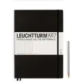 Блокнот Leuchtturm Master A4+ 117л без линовки твердая обложка Черный