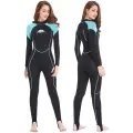Женские гидрокостюмы из неопрена толщиной 2 мм, гидрокостюм для всего тела для дайвинга, подводного плавания, серфинга, плавания, каноэ в холодной воде, ремешок на молнии сзади