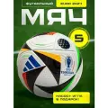 Футбольный мяч 5 размер EURO 2024