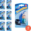 Ароматизатор автомобильный NEW GALAXY / Нью Гэлэкси Freshline подвесной, новая машина, 5мл / автотовары (комплект из 6 шт)