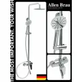 Душевая система с тропическим душем Allen Brau x Eclipse. Цвет - Хром. Латунь - 5. E1007-00