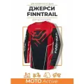 Джерси для мото, квадро, туризма, рыбалки, Finntrail 6600, унисекс, полиэстер 100%, red, L