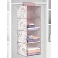Кофр подвесной для хранения, 4 секции, 30*30*84 см, BOTANIC LILAC