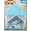 Детская игровая палатка Звездный фонарик, оксфорд, металлический каркас, синий