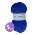 Пряжа Пехорка Кроссбред Бразилии (491), ультрамарин, 5 шт. по 100 г