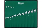 Набор комбинированных ключей SATA 08018, с накидным наконечником, 17 шт