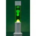 Лава лампа светильник декоративный Amperia Tube Жёлтая/Зелёная (39 см) White