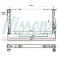 Основной радиатор (двигателя) Nissens 60832 для BMW 1 серия E82, E88, 3 серия E90, E91, E92, E93, X1 E84, Z4 E89