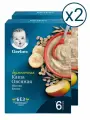 Каша сухая безмолочная Gerber овсяная банан-яблоко с 6 месяцев 180 г 2 шт
