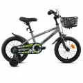Велосипед двухколесный 14 Rocket First, на рост 98-110 цвет серый
