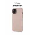 Чехол защитный uBear Touch Case для iPhone 14, силикон, софт-тач, розовый