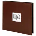 Фотоальбом BRAUBERG Smooth brown на 500 фото 10х15 см, под гладкую кожу, коричневый