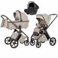 Коляска Carrello Vector 3 в 1, с автолюлькой, для новорожденных, бежевая Angora Beige