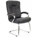 Кресло Everprof Кресло для посетителей Everprof Atlant CF Экокожа Черный