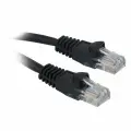 Патч-корд Buro литой (molded), UTP, кат.5E, 20м, 4 пары, 26AWG, алюминий омедненный, многожильный, черный