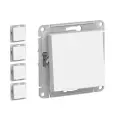 5 шт. Systeme Electric AtlasDesign Лотос Переключатель 1-клавишный, сх.6, 10АХ, механизм, ATN001361