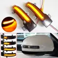 2 шт. светодиодный динамический указатель поворота для Mitsubishi Outlander 2013-2021 Lancer 2016, индикатор бокового зеркала заднего вида