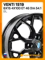 Колесный диск Venti 1519 6x15 4x100 ET46 54,1 BL литой для автомобиля