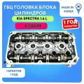 Головка блока (ГБЦ) Kia Spectra S6D (В сборе)