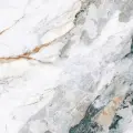 Самоклеящаяся антивандальная пленка для декора мебели и кухонных фартуков. Мрамор белый с зелёным. 60х155 см.