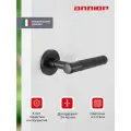 Ручка дверная межкомнатная Allur Art Collection ESTETA BLACK матовый черный