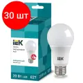 Комплект 30 штук, Лампа светодиодная IEK ECO A60 LLE-A60-20-230-40-E27 20Вт 230В 4000К E27