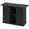 Тумбочка под аквариум двухдверная с открытым отсеком 1000х400х750 Черная(Push to open)