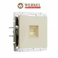 Розетка Ethernet RJ-45 Werkel W1181043 айвори акрил IP20