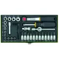 Proxxon 23080 набор бит и торцевых головок 1/4 36 предметов, Германия