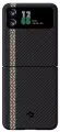 Чехол Pitaka Fusion Weaving MagEZ Case 3 для Samsung Galaxy Z Flip4, Rhapsody, кевлар (арамид)