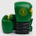 Боксерские перчатки Hardcore Training GRT1 Boxing Gloves Green/Black/Yellow 16 унц
