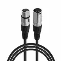 Кабель микрофонный XLR (m) - XLR (F) 3m шнур для караоке, микшера, для мероприятий