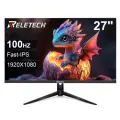 Монитор игровой Reletech 27  100 Гц, Fast-IPS, 1ms, 1920x1080, плоский, HDMI+VGA, FreeSync, для компьютера, R27 Core