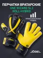 Перчатки вратарские Jögel ONE Wizard SL3 Roll-hybrid, черный - 10