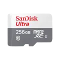 Карта памяти MicroSD 256Gb SanDisk, Ultra, Class10 UHS-I U1, R/W 100MB/s, без адаптера