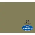 Фон Savage SA 34-12 Olive Green, бумажный, 2.72x11 м, оливковый