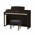 Kawai CA401 R цифровое пианино с банкеткой, 88 клавиш, механика GFC, 192 полифония, 19 тембров