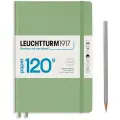 Блокнот Leuchtturm 120g Edition Medium A5 101л без линовки твердая обложка Зеленый Шалфей