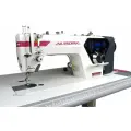 Прямострочная промышленная швейная машина с автоматикой и увеличенным челноком Aurora H5-B со стандартным столом Aurora