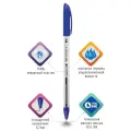 Ручка шариковая масляная BRAUBERG Rite - Oil, синяя, корпус прозрачный, узел 0,7 мм, линия письма 0,35 мм, 50 шт.
