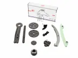 Комплект цепи ГРМ Ford/Mazda Duratec 1.8/2.0 QQDB, AOWB (1119172)(2 цепи, натяжители, успокоители, звездочки)(11 пр) UMpro